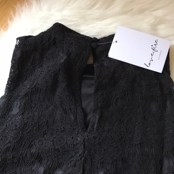 Love, Fire Los Angeles Lace Top - Picture 4 of 5